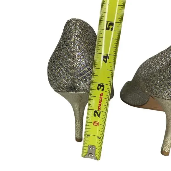 Jimmy Choo Isabel Champang Glitter High Heels Sz EU39 US9 - Picture 10 of 15